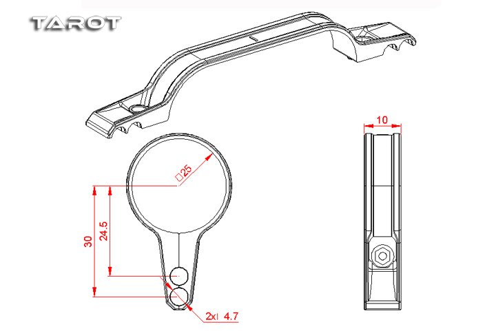 Tail Servo Rod Guide (Orange) for 600 [MK6011B] - Buy Now - ScotiaRC by ...