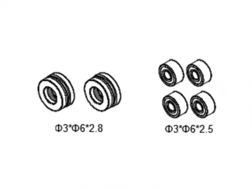 M2 EVO Rotor Holder Bearing Set