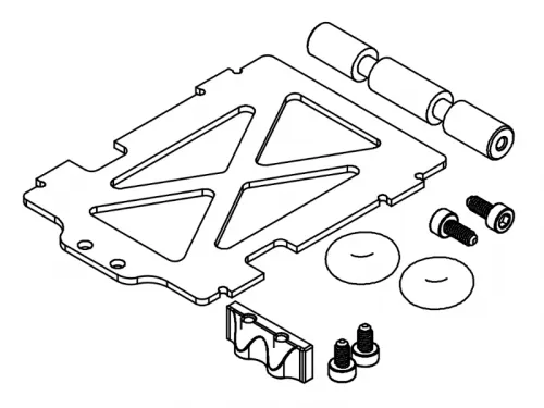 M2 EVO Lower Battery Panel Set